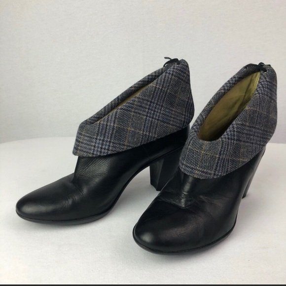 Camper high heels ankle booties leather Sz 7 - Picture 2 of 8